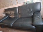 Lederen 2 zit en 2  1 zit (donkergroen), Huis en Inrichting, Ophalen