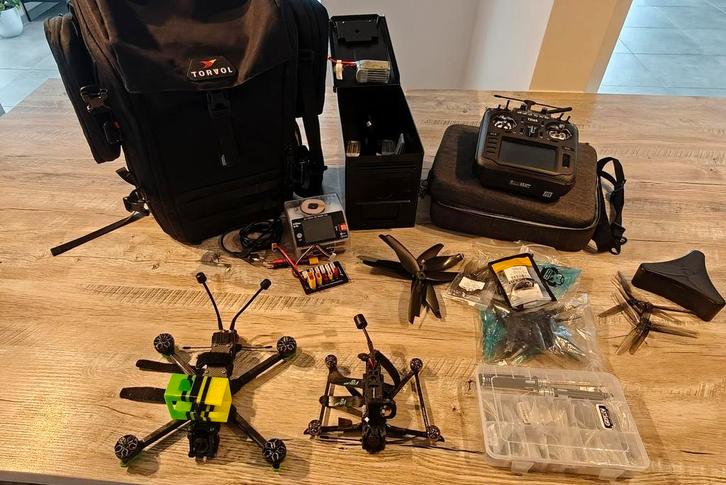 Fpv drones en toebehoren. Afzonderlijk of samen te koop, TV, Hi-fi & Vidéo, Drones, Enlèvement
