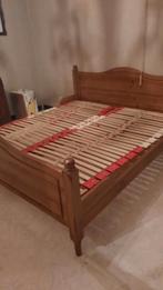 2 persoons bed met lattenbodem. Lattenbodem 1m80 breed., Huis en Inrichting, Slaapkamer | Bedden, Ophalen