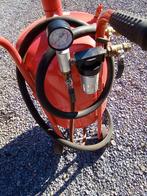 Mobiele zandstraler, Ophalen