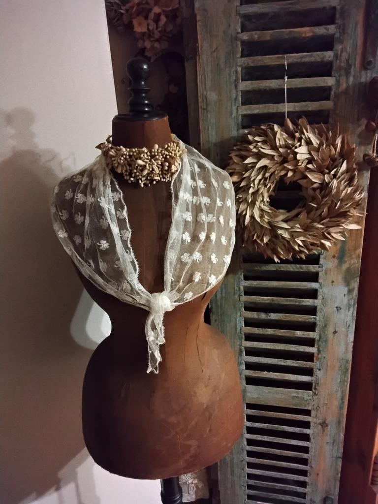 Oude wespentaille paspop, Antiek en Kunst, Curiosa en Brocante, Ophalen