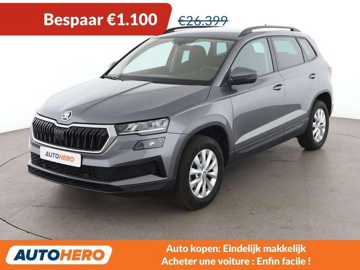 Skoda Karoq 1.5 TSI ACT Ambition (bj 2023, automaat), Auto's, Skoda, Te koop, Karoq, ABS, Airbags, Airconditioning, Android Auto