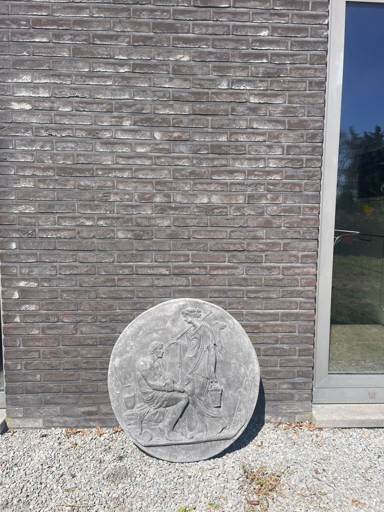 Grand bas-relief néoclassique Rondel - Berdoulat Griffin, Enlèvement, Comme neuf