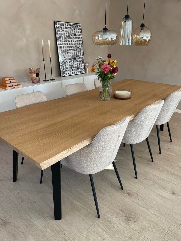 Chaises beiges, Maison & Meubles, Enlèvement, Comme neuf, Cinq, Six Chaises ou plus