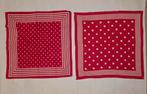 3 nieuwe rood-witte boerensjaals 55 x 55 cm, Vêtements | Femmes, Bonnets, Écharpes & Gants, Enlèvement, Neuf