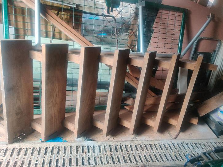 Escalier en bois, Bricolage & Construction, Échelles & Escaliers, Utilisé, Escalier, 2 à 4 mètres, Enlèvement