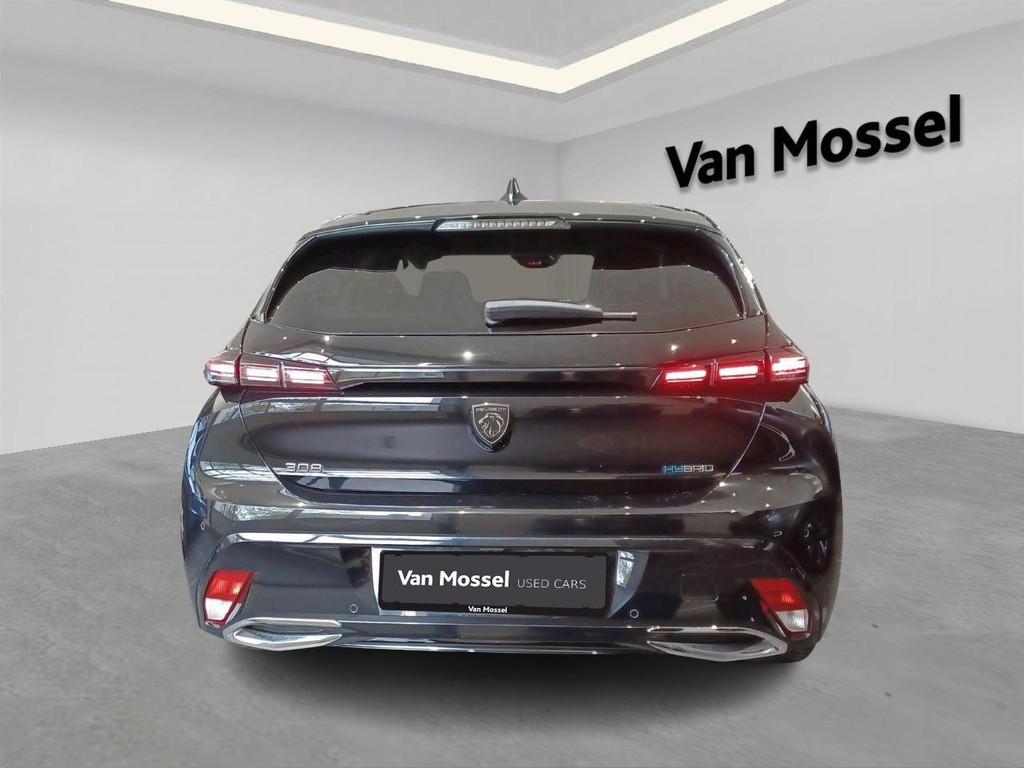 Peugeot 308 1.6 Hybrid 180 S&S EAT8 Allure, Stof, 4 cilinders, Zwart, Traction-control