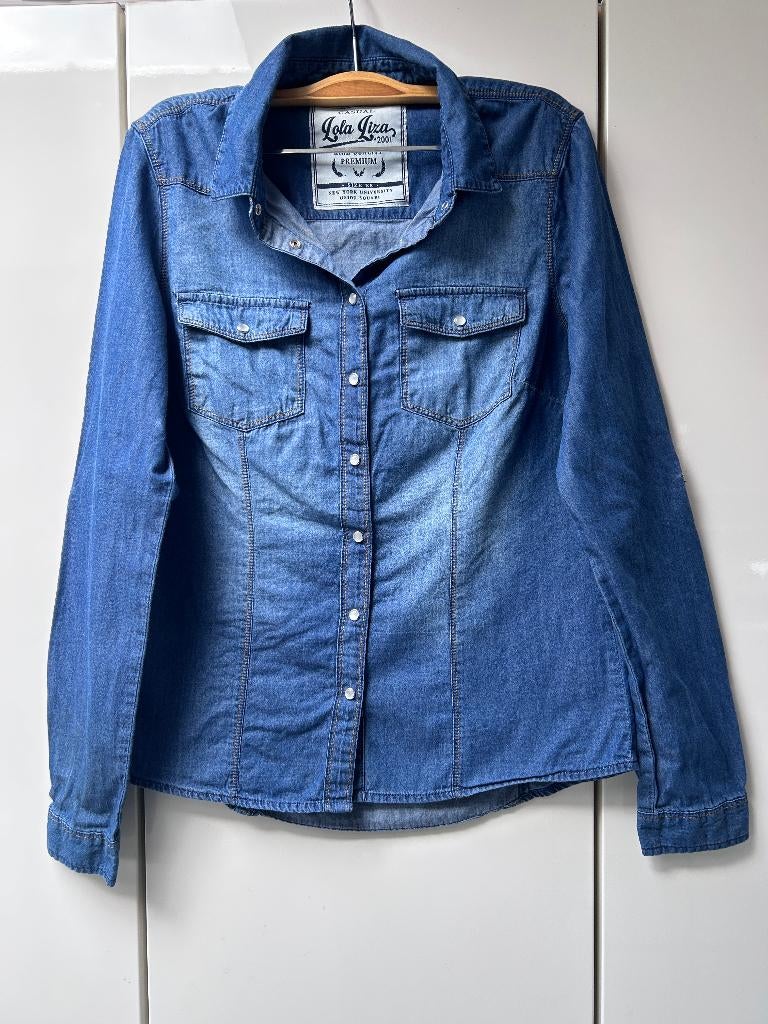 Chemise bleue Lola Liza - Taille XS *, Enlèvement ou Envoi, Comme neuf, Taille 34 (XS) ou plus petite, Bleu