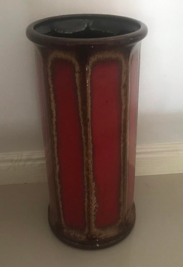 Vintage vloervaas/paraplubak, Antiek en Kunst, Ophalen