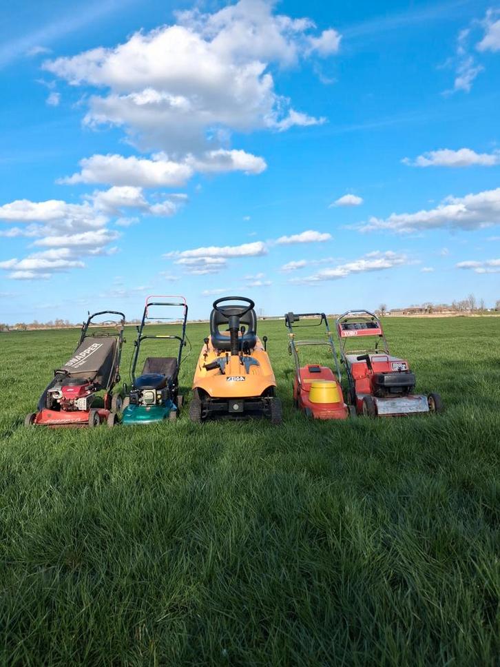 Lot 5 grasmaaier, Jardin & Terrasse, Tondeuses à gazon, Enlèvement