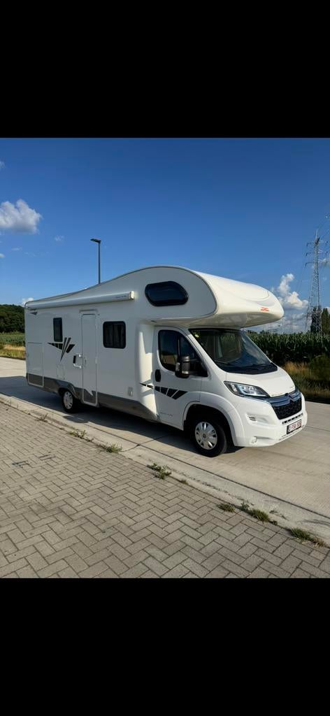 citroen mobilehome giottiline 45 luxe prijs incl btw, Caravans en Kamperen, Mobilhomes, Alkoof, Luifel, 7 tot 8 meter, Particulier