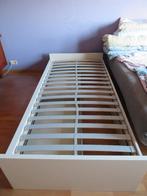 1 persoonsbed merk ODDA met onderbouw laden met matras, Maison & Meubles, 100 cm, 210 cm, Enlèvement, Une personne