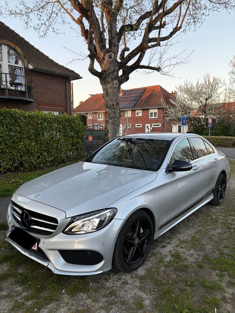 Mercedes c180d Amg-pakket, Auto's, Mercedes-Benz, Particulier, C-Klasse, Diesel, Euro 6, Berline, Automaat, Zwart, Zwart, Leder