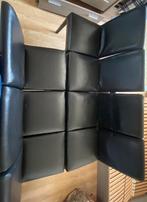 7 chaises noir elles peuvent être achetées individuellement, Enlèvement, Comme neuf, Noir, Cuir