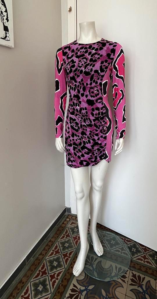 Jurk met Just Cavalli-patroon IT 44 FR38, Kleding | Dames, Jurken, Zo goed als nieuw, Ophalen of Verzenden
