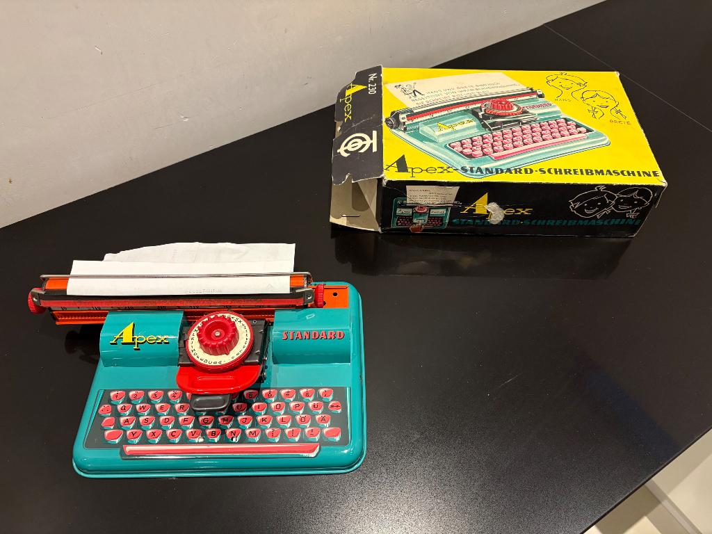 Apex speelgoed typemachine, Antiek en Kunst, Ophalen of Verzenden