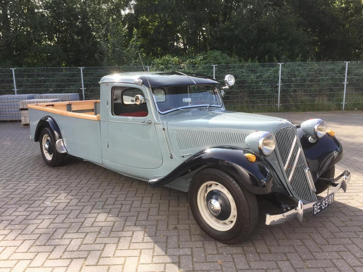 Citroen traction Pick-up, Auto's, Citroën, Bedrijf, 2CV, Benzine, Handgeschakeld, Zilver of Grijs, Achterwielaandrijving, Ophalen