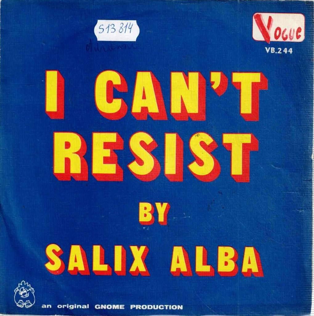 Vinyl, 7 "  /  Salix Alba – I Can't Resist, Enlèvement ou Envoi, Autres formats
