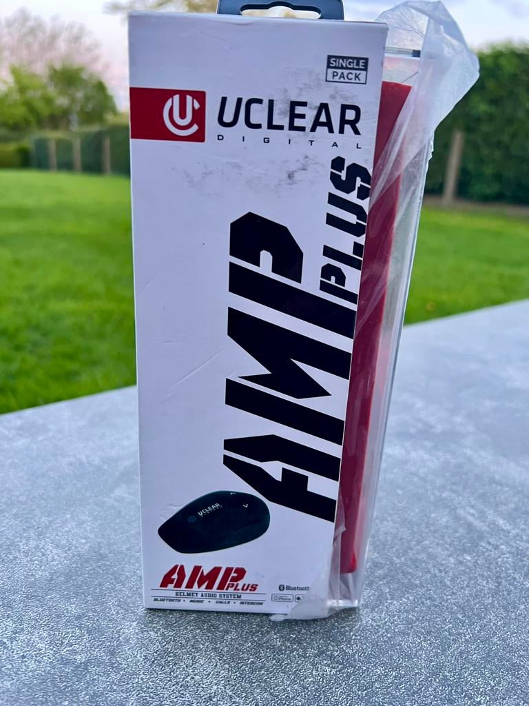 Système de communication casque moto UCLEAR AMP +, Motos, Enlèvement, Neuf, sans ticket, S