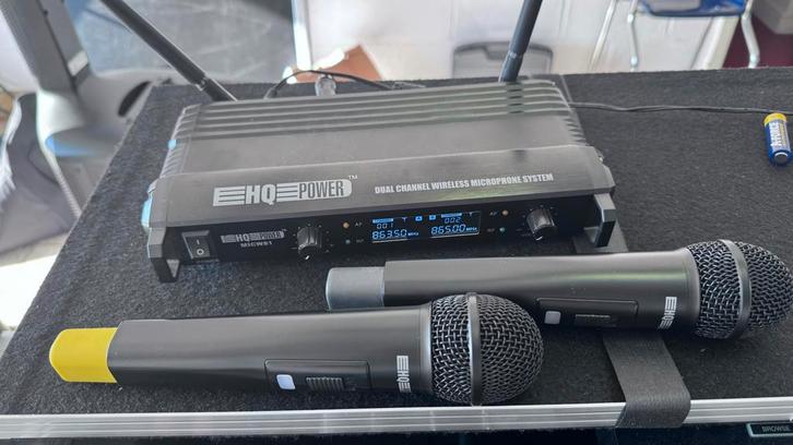 HQ-Power Microphone UHF, Muziek en Instrumenten, Microfoons, Zo goed als nieuw, Draadloos, Ophalen of Verzenden