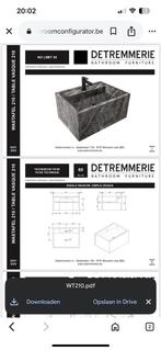 Marmeren wasbak Detremmerie, Enlèvement, Neuf
