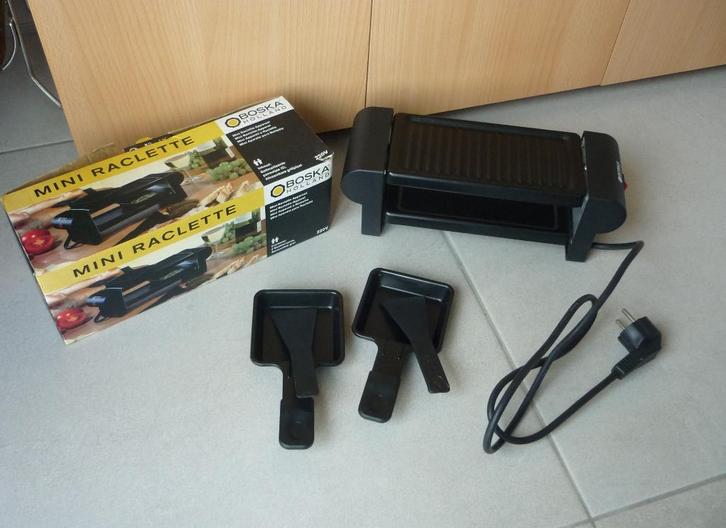 Mini raclette apparaat gourmetstel 220 Volt, Electroménager, Appareils à gourmet, Enlèvement ou Envoi