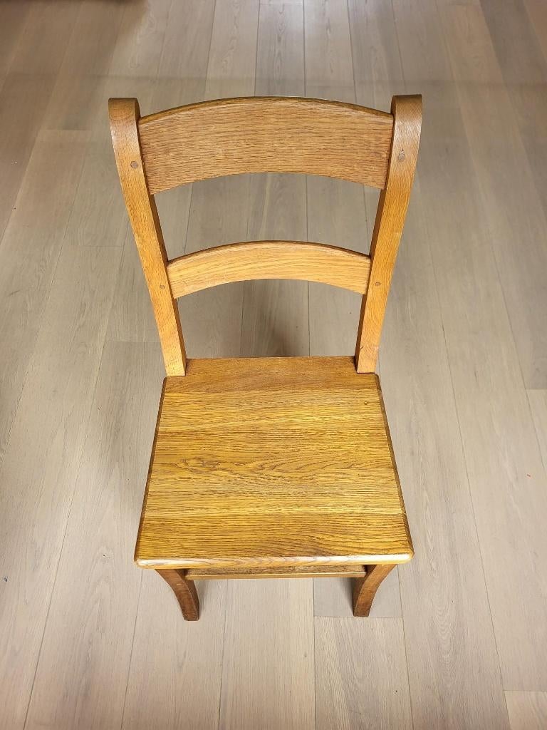 8 chaises en bois robustes, intemporelles et durables, Tijdloos en duurzaam, Brun, Enlèvement, Bois