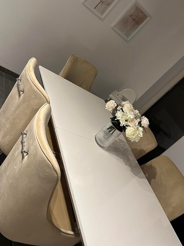 Lot 6 chaises Beige (valeur 1650€), Maison & Meubles, Chaises, Enlèvement, Comme neuf