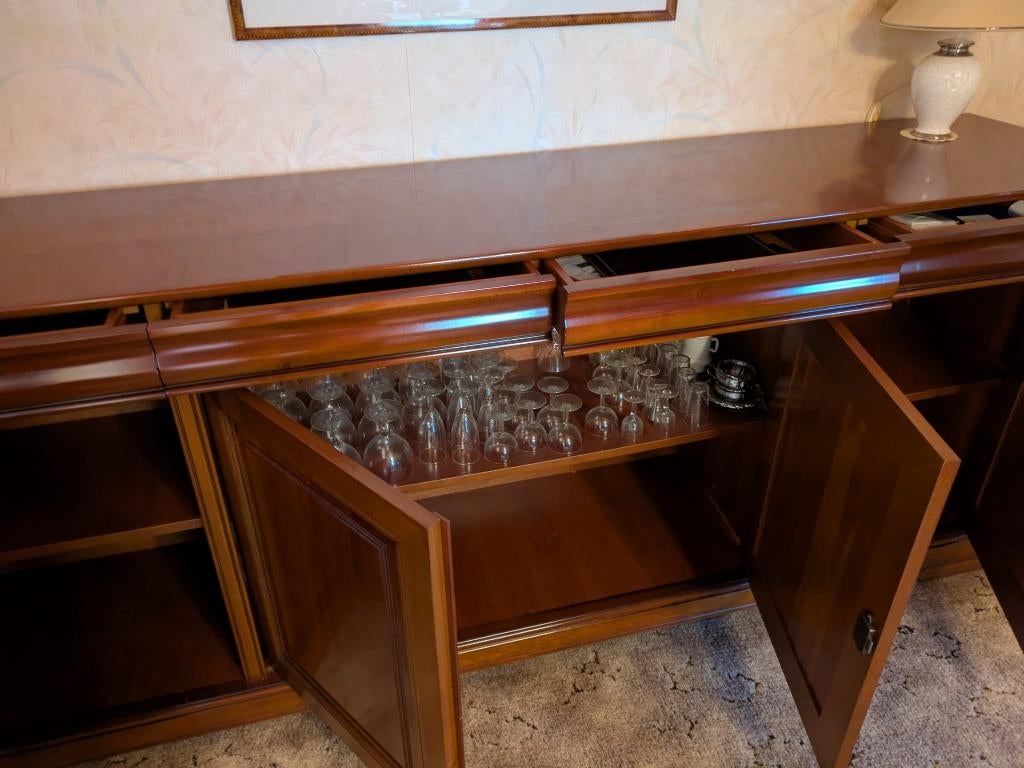 Complete eetkamer, Huis en Inrichting, Complete eetkamers, Ophalen, Gebruikt, Klassiek, 4 tot 6 stoelen