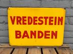 Vredestein Banden emaille reclamebord, Antiek en Kunst, Ophalen of Verzenden
