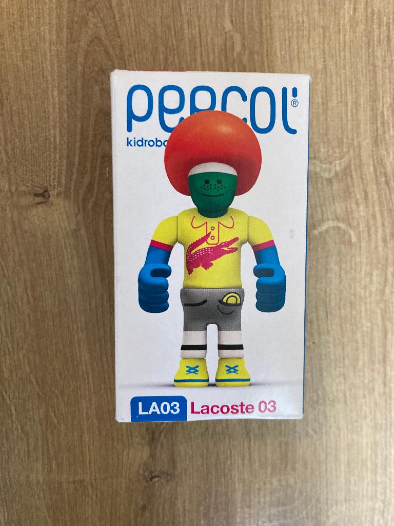 Kidrobot x Lacoste Peecol LA03 – figurine vinyl eBoy, Collections, Enlèvement ou Envoi, Comme neuf