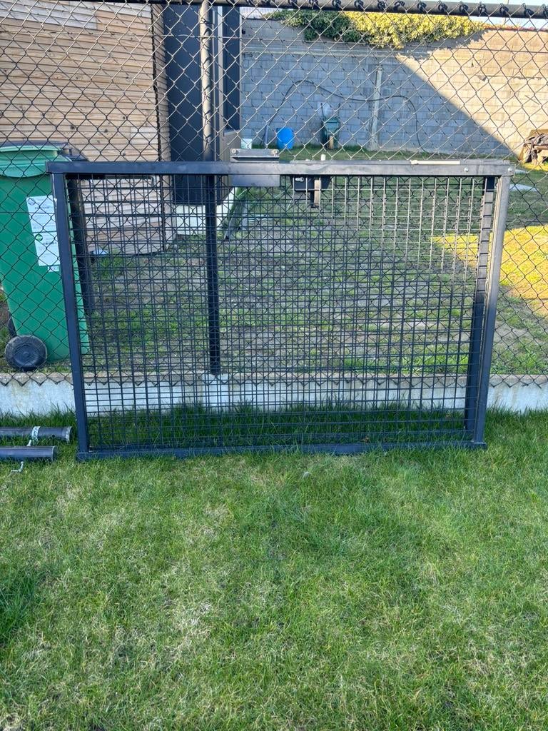 Mooie tuinpoort in twee delen ., Tuin en Terras, Ophalen, Aluminium