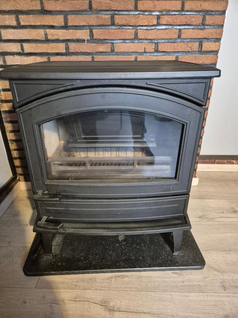 saey duo allesbrander, Huis en Inrichting, Kachels, Gebruikt, Vrijstaand, Allesbrander, Hout, Ophalen