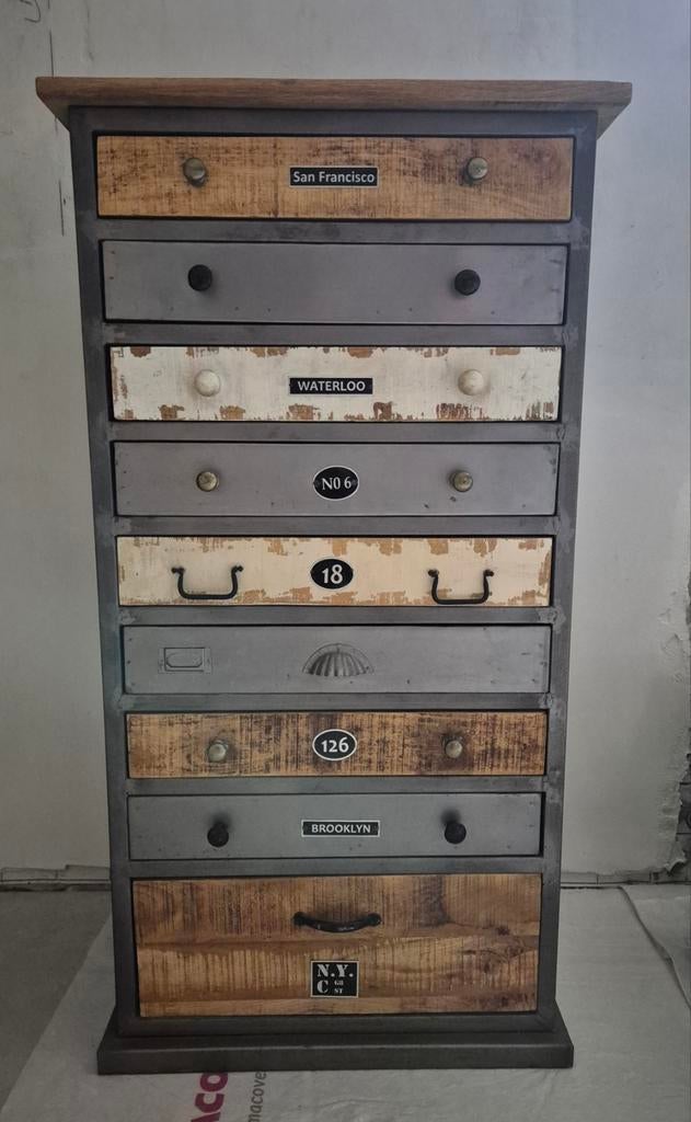 Loft industriële vintage ladekast, Ophalen