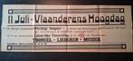 Affiche : 11 juillet, Bruges, célébration des années 1920, Collections, Posters & Affiches, Enlèvement ou Envoi