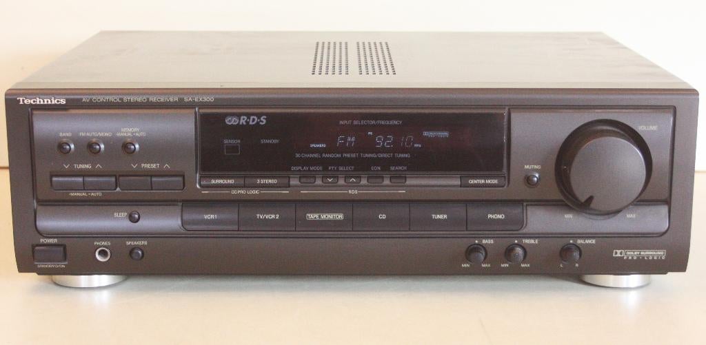 Technics SA-EX300 Surround Versterker Receiver / 150 Watts, TV, Hi-fi & Vidéo, Amplificateurs & Ampli-syntoniseurs, Enlèvement ou Envoi