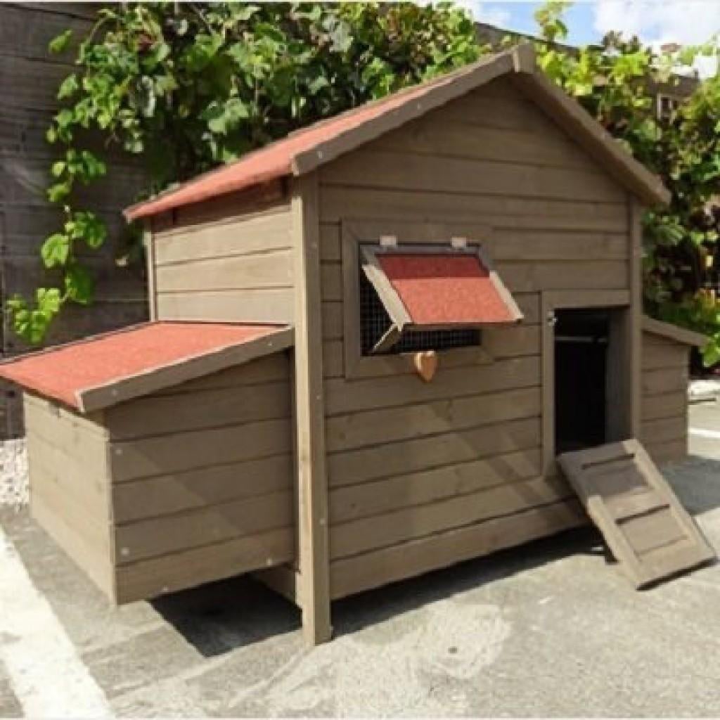 Kippenhok Bakira XL met Mestlade, Ophalen of Verzenden, Nieuw, Kippenhok of Kippenren