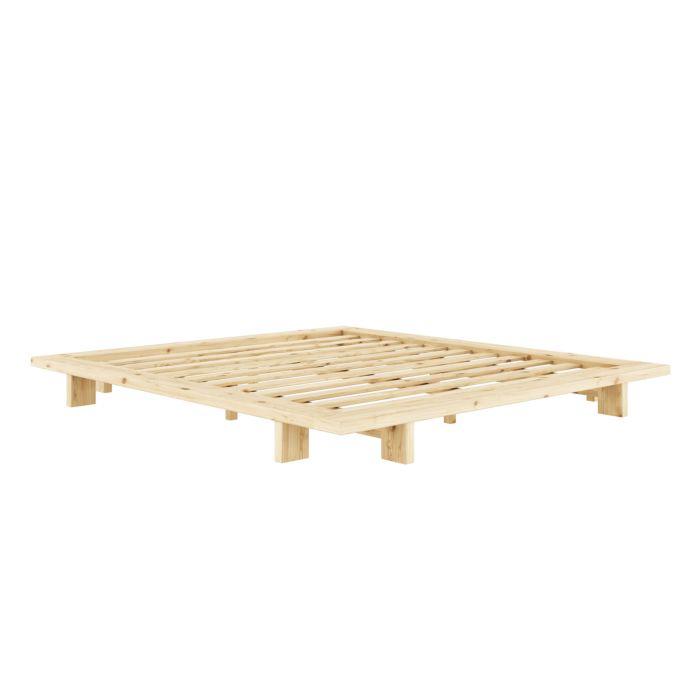 Somier lit karup japonais, Enlèvement, Utilisé, Bois, Deux personnes