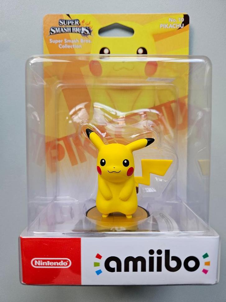 amiibo Pikachu - Super Smash Bros. / Nintendo (Sealed), Games en Spelcomputers, Games | Nintendo Wii U, Nieuw, Vechten, 3 spelers of meer