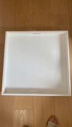 Wit groot dienblad, Huis en Inrichting, Woonaccessoires | Dienbladen, Ophalen, Zo goed als nieuw