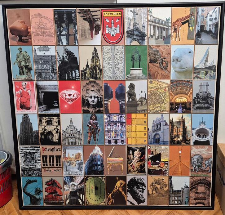 Canvascollage Naomi Art Antwerpen, Antiquités & Art, Art | Peinture | Moderne, Enlèvement