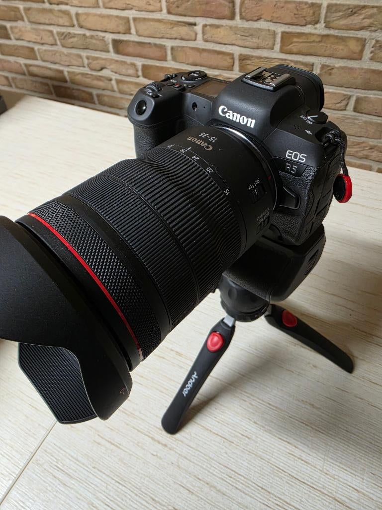Canon R5 en Canonlens RF 15-35mm samen, Audio, Tv en Foto, Foto | Lenzen en Objectieven, Refurbished, Groothoeklens, Ophalen
