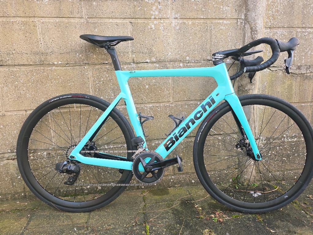 Bianchi Aria Aerofiets maat 59 Sram Rival Etap 12 speed, Ophalen, Carbon, Heren, Zo goed als nieuw