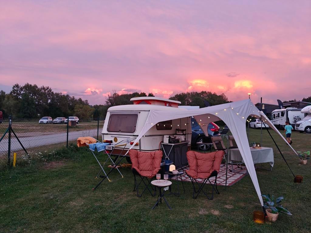 Originele Eriba pan familia uit 1984, Caravanes & Camping, Caravanes, Particulier, Siège de train, Eriba, Toit relevable, Enlèvement