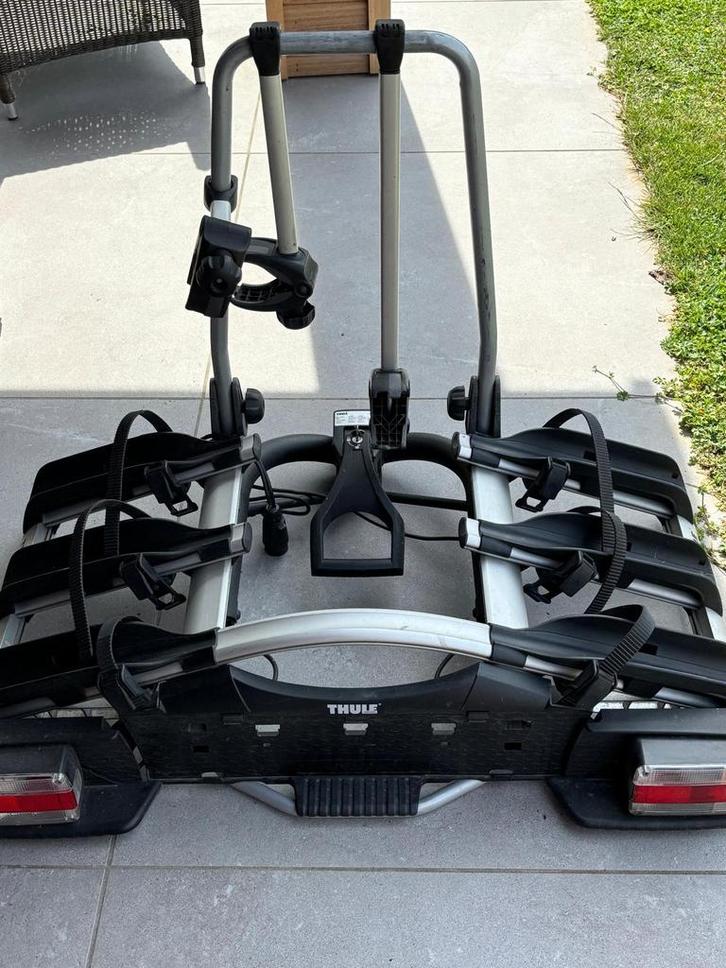 Fietsendrager Thule, Auto diversen, Fietsendragers, Gebruikt, Trekhaakdrager, 3 fietsen of meer, Ophalen