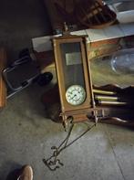 Wandklok jaren 70 met papieren, Antiek en Kunst, Antiek | Klokken, Ophalen