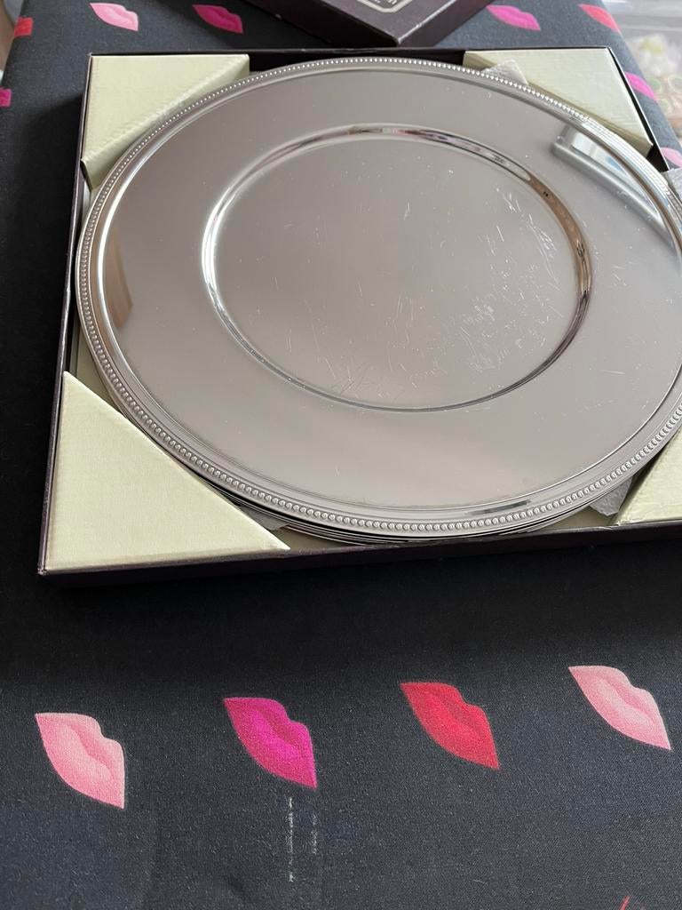 Onderzetborden in Inox, Huis en Inrichting, Ophalen, Overige materialen, Gebruikt, Bord(en)