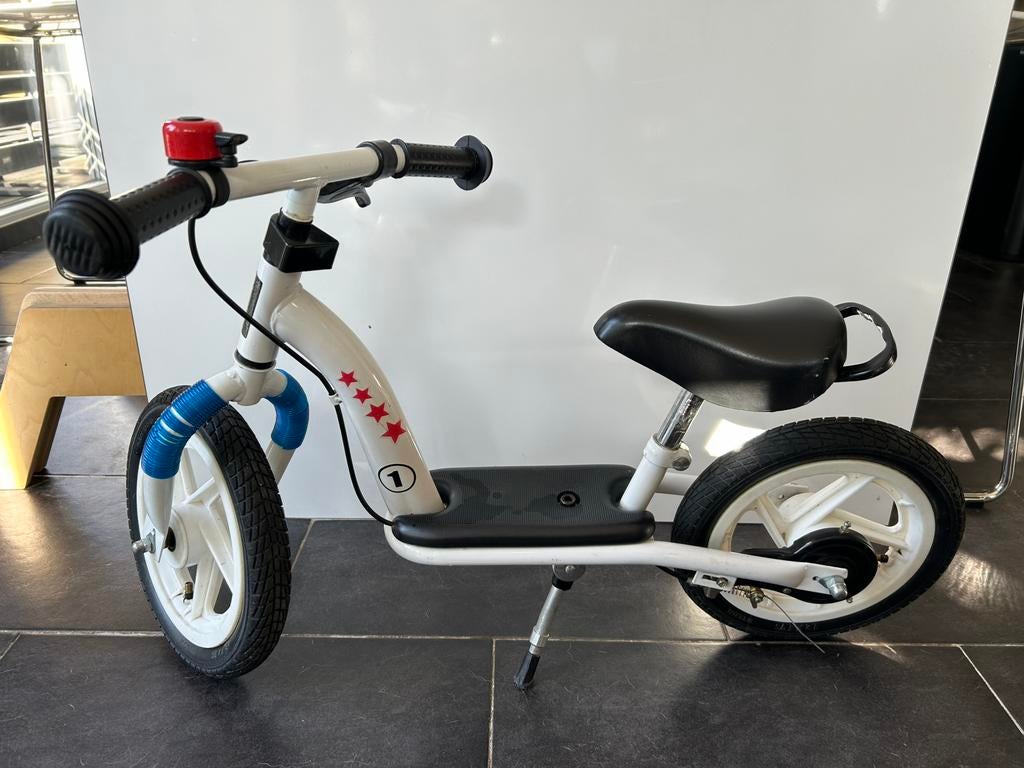 Witte loopfiets peuter en kleuter, Ophalen, Gebruikt, Loopfiets