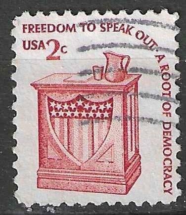 USA 1981 - Yvert 1363 - Spreekgestoelte  (ST), Verzenden, Gestempeld