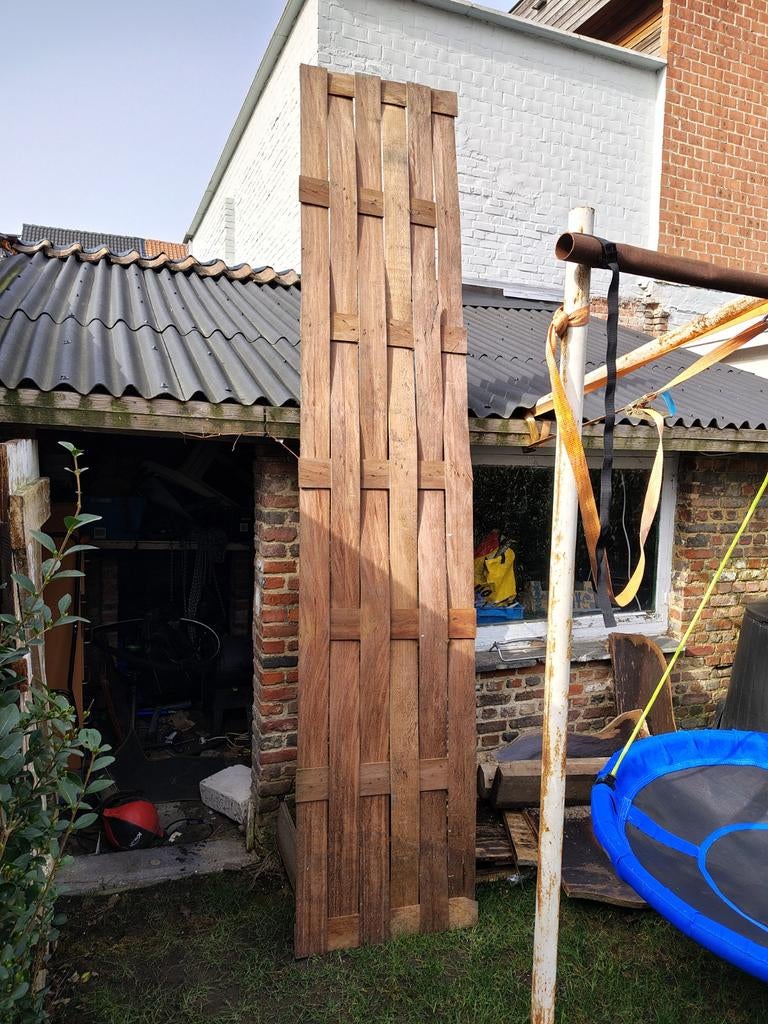 Bordure azobe pour le jardin, Jardin & Terrasse, Poteaux, Poutres & Planches, Enlèvement